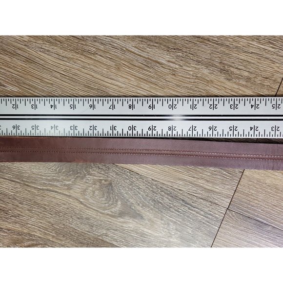 Maggio & Rossetto Black Leather Men's 42 Casual Belt Silver Buckle 1.5" Width - Picture 9 of 11